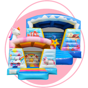Mini hoppeslott uten sklie
