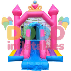 Hoppeslott Mini Prinsesse med sklie