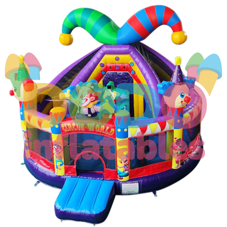 Hoppeslott Multiplay Sirkus med sklie