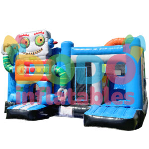 Hoppeslott Robot med sklie