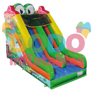 Oppblåsbar sklie Frosk